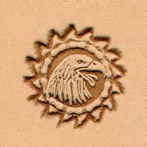 Chain Eagle 3D Stamp