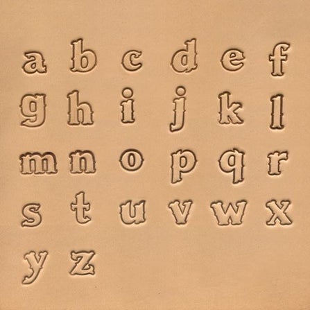 Lowercase Alphabet Set 1/2"