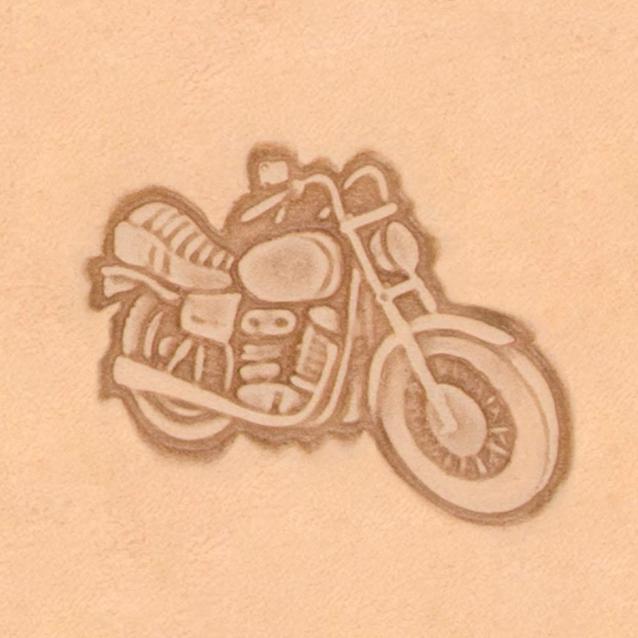 Motorcycle 3D Stamp